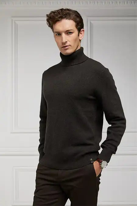 Byron Roll Neck Knit - Gallery Image 183