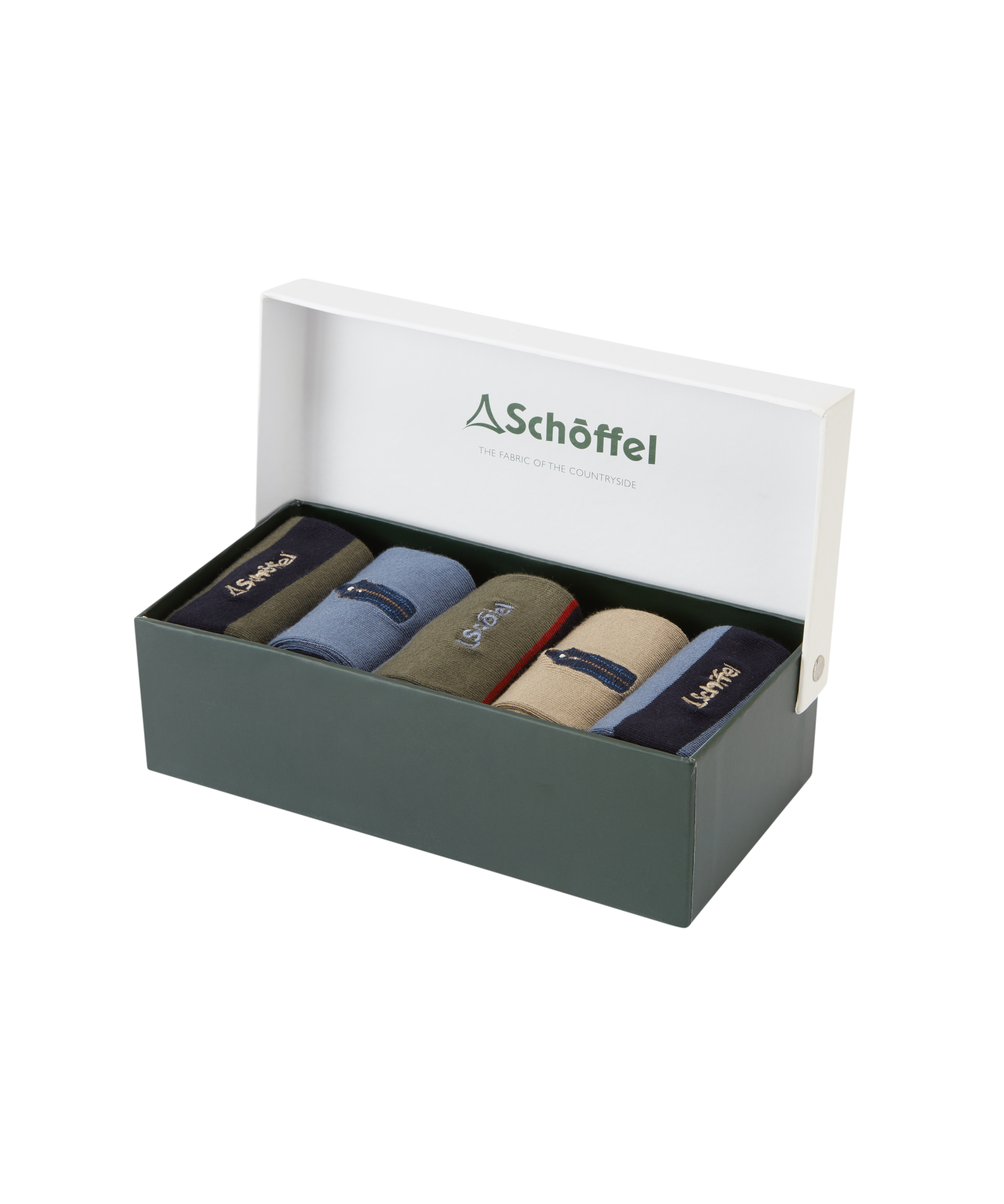 Schoffel Oakham Mix Bamboo Sock (Box of 5) #Colour_Oakham Mix