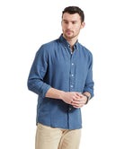 Schoffel French Navy Walsingham Linen Shirt #Colour_French Navy