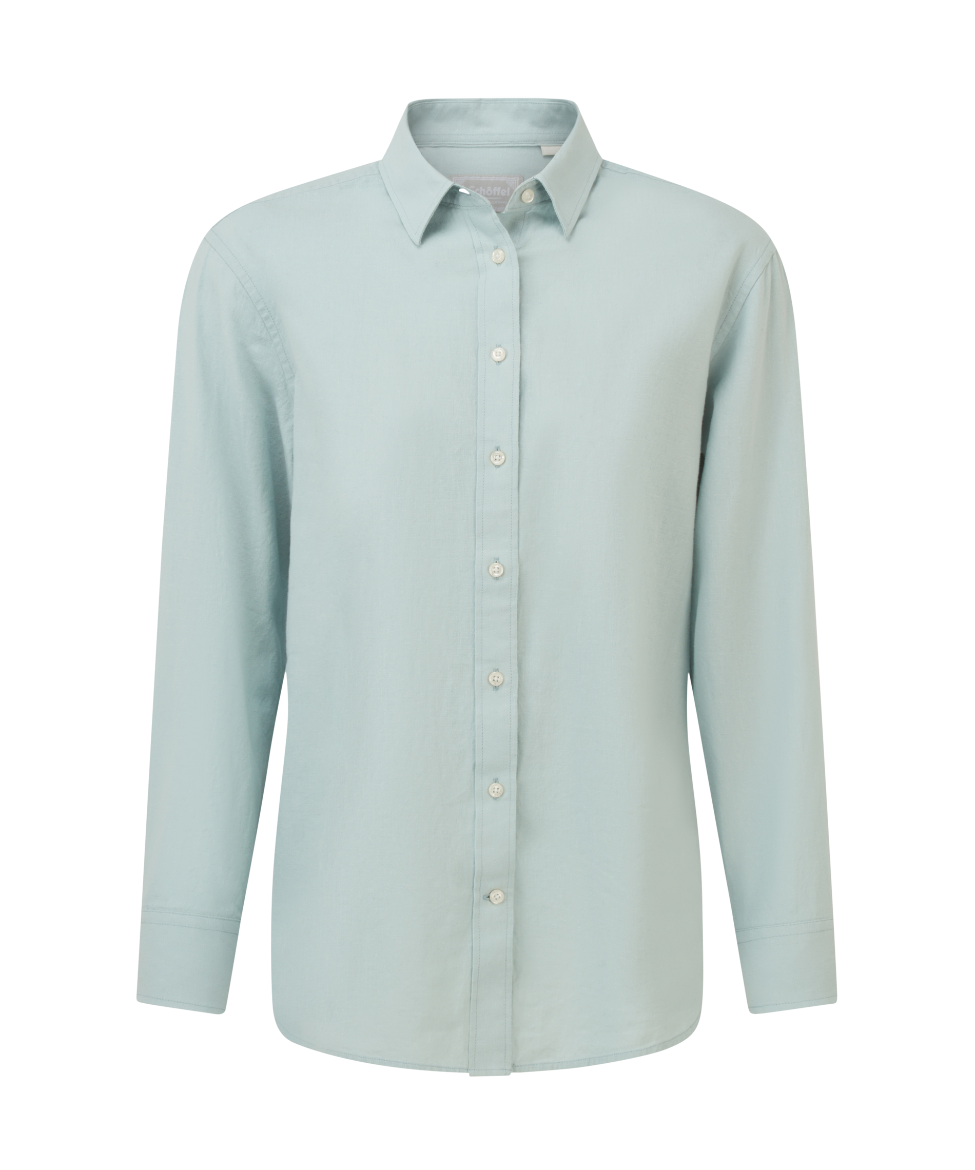 Schoffel Blue Stripe Salthouse Linen Shirt #Colour_Blue Stripe
