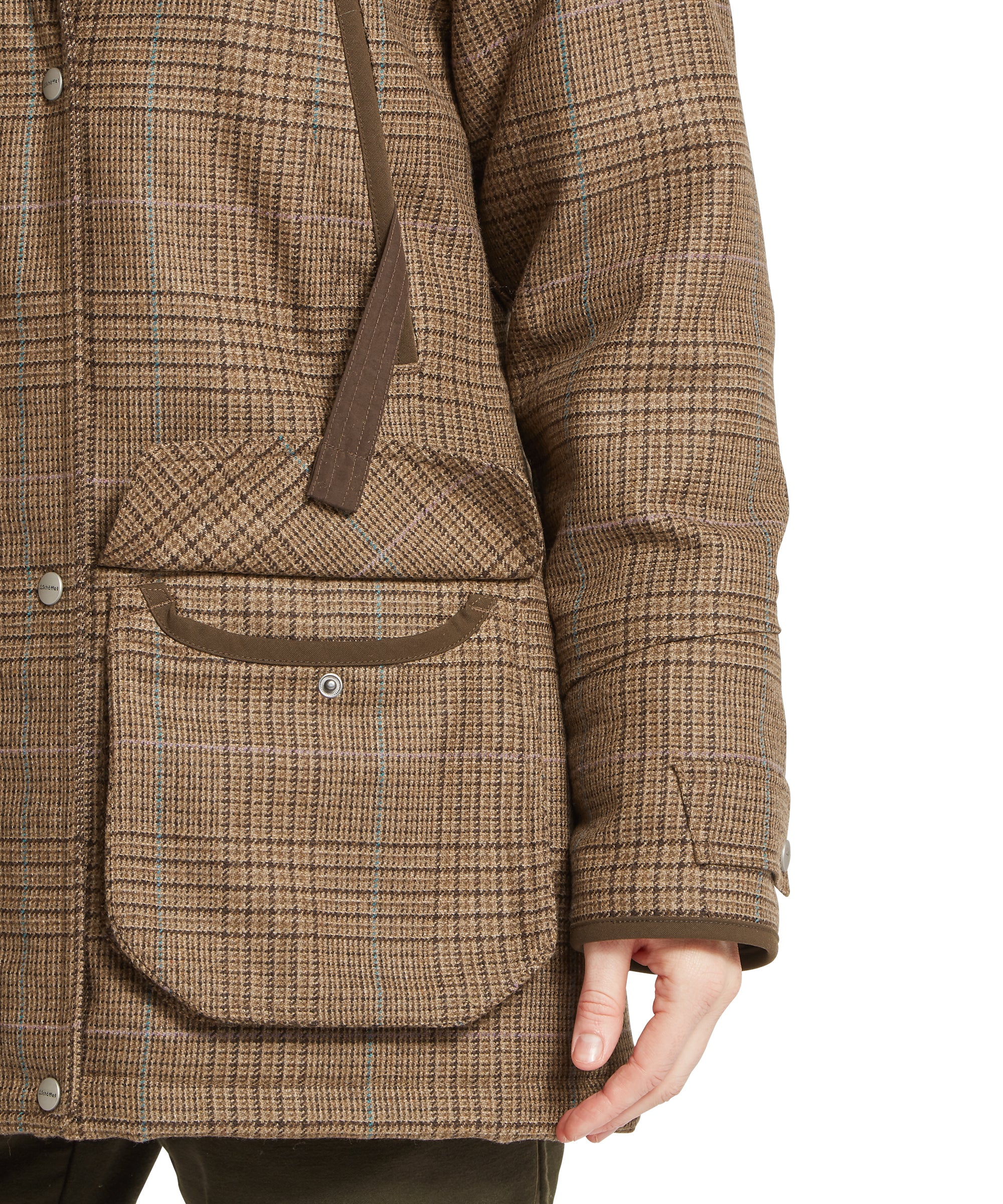 Schoffel Womens Ptarmigan Tweed Coat #Colour_Teviot Tweed