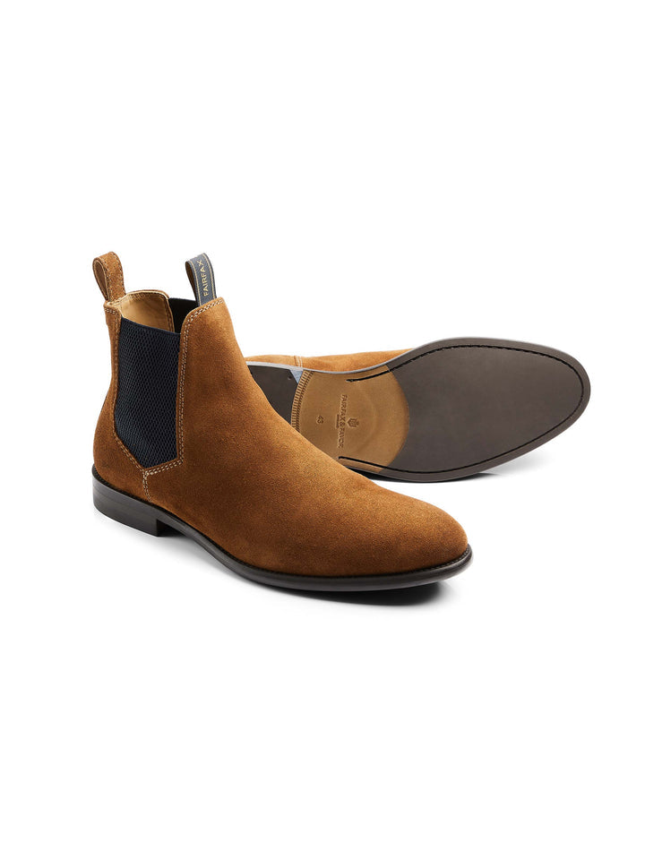 Fairfax & Favor Cognac Mens Chelsea Boot #Colour_Cognac