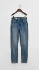 GANT Slim Stretch Jeans #Colour_Light Blue Worn In