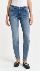 GANT Slim Stretch Jeans #Colour_Light Blue Worn In