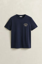GANT Evening Blue Rope Graphic SS T-Shirt #Colour_Evening Blue