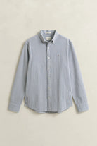 GANT Vintage Blue Reg Seersucker Stripe Shirt #Colour_Vintage Blue