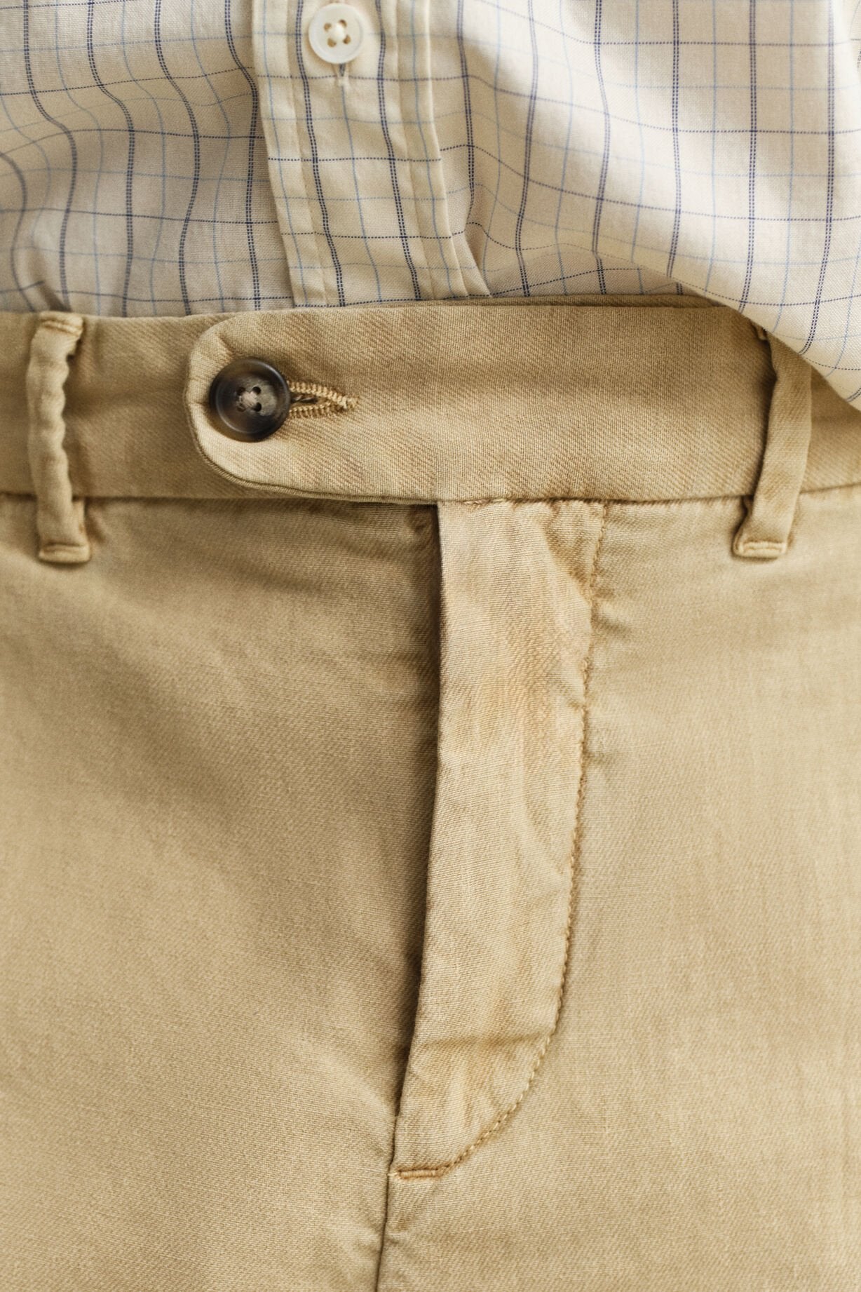 GANT Oat Slim Cotton Linen Chino #Colour_Oat