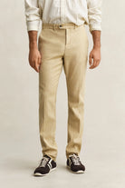 GANT Oat Slim Cotton Linen Chino #Colour_Oat