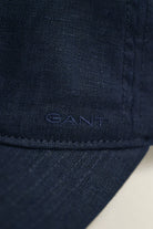 GANT Evening Blue Linen Cap #Colour_Evening Blue