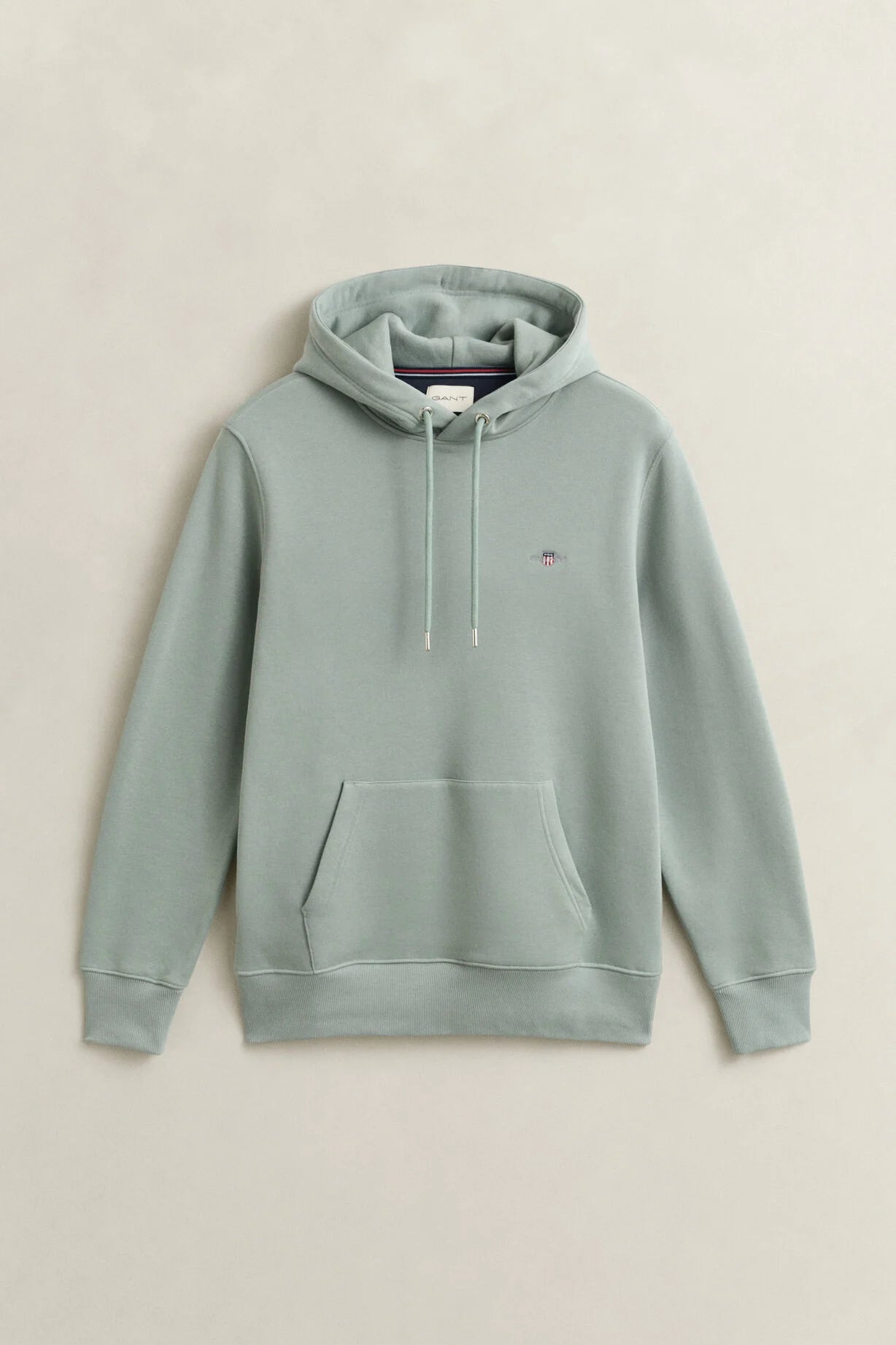 GANT Ceramic Grey Reg Shield Hoodie #Colour_Ceramic Grey
