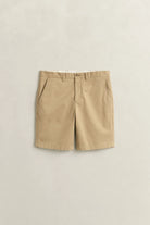 GANT Dark Khaki Reg Classic Chino Shorts #Colour_Dark Khaki