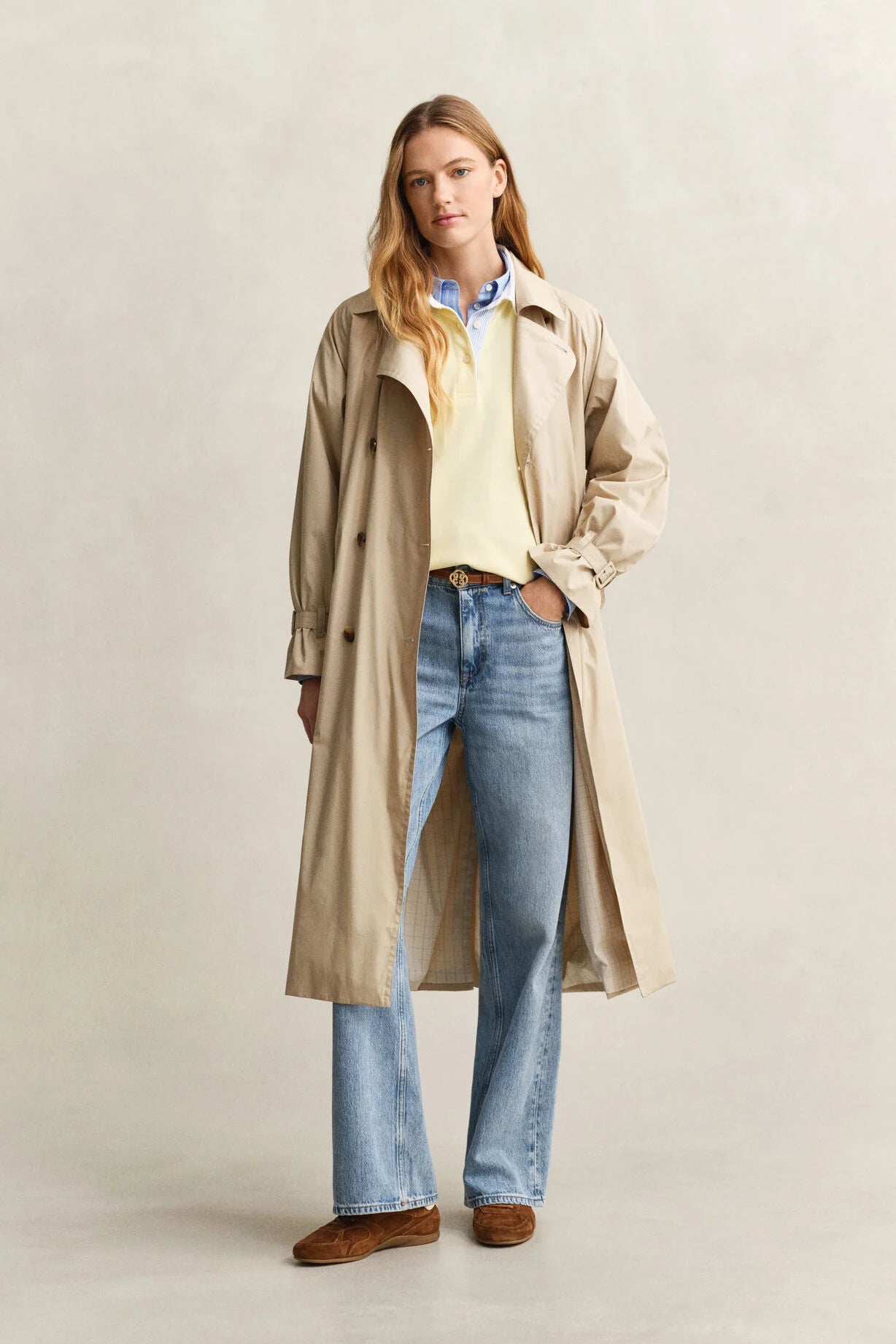 GANT Vanilla Yellow Rugger Sweatshirt #Colour_Vanilla Yellow