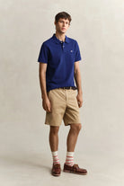 GANT Dark Khaki Reg Classic Chino Shorts #Colour_Dark Khaki