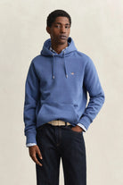 GANT Vintage Blue Reg Shield Hoodie #Colour_Vintage Blue