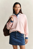 GANT Apricot Pink Rugger Sweatshirt #Colour_Apricot Pink