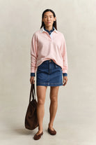 GANT Apricot Pink Rugger Sweatshirt #Colour_Apricot Pink
