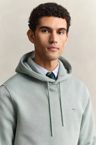 GANT Ceramic Grey Reg Shield Hoodie #Colour_Ceramic Grey