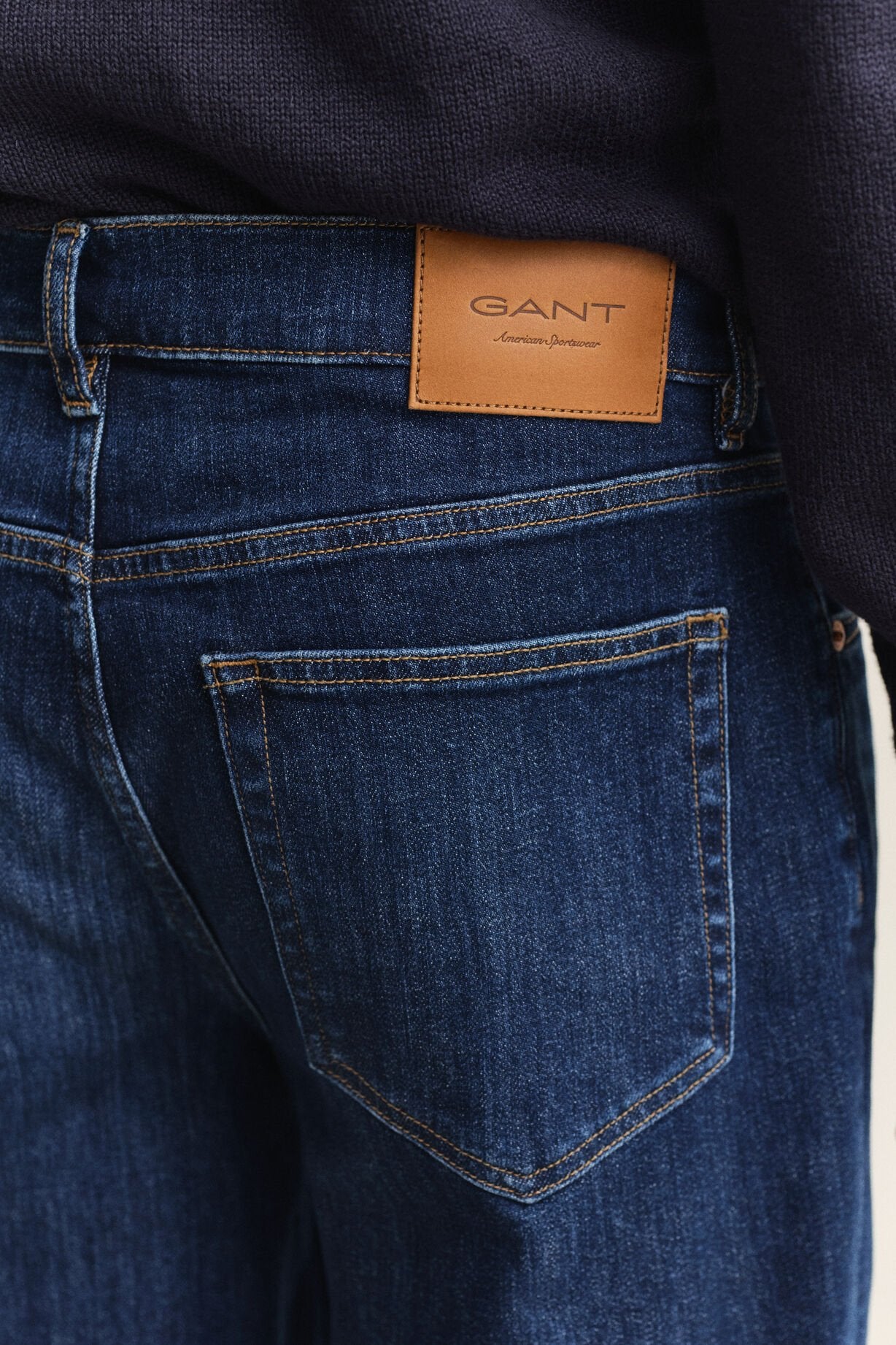 GANT Mid Blue Worn In Reg GANT Jeans #Colour_Mid Blue Worn In