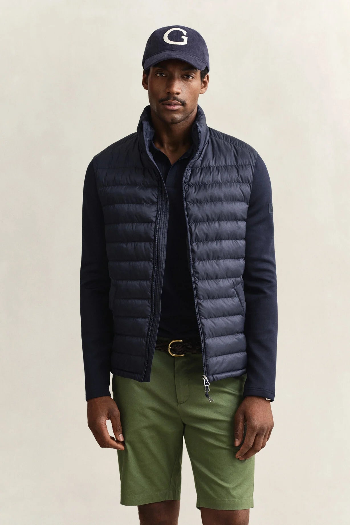 GANT Evening Blue Hybrid Jacket #Colour_Evening Blue