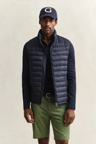 GANT Evening Blue Hybrid Jacket #Colour_Evening Blue