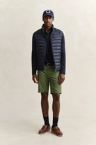 GANT Evening Blue Hybrid Jacket #Colour_Evening Blue