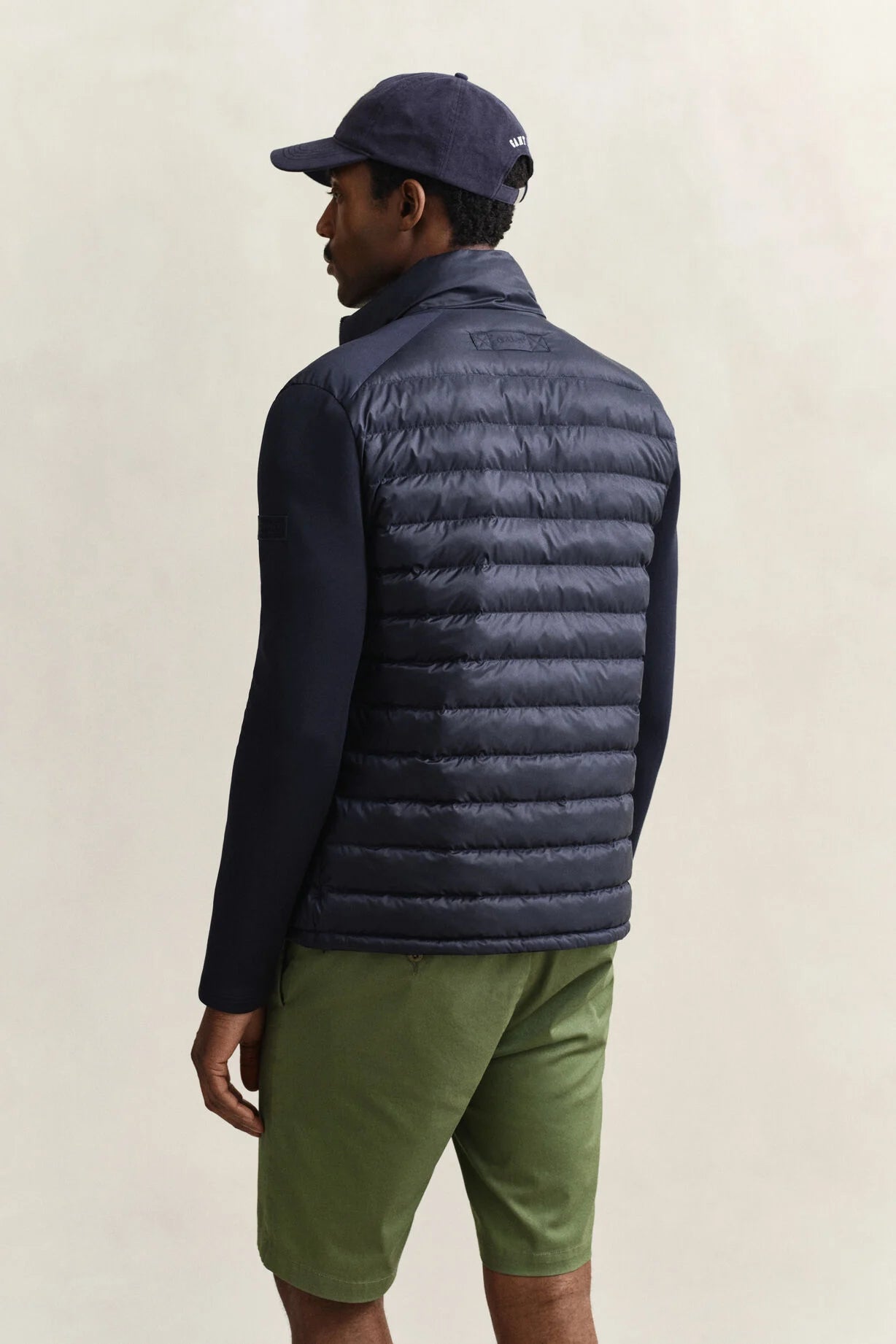 GANT Evening Blue Hybrid Jacket #Colour_Evening Blue
