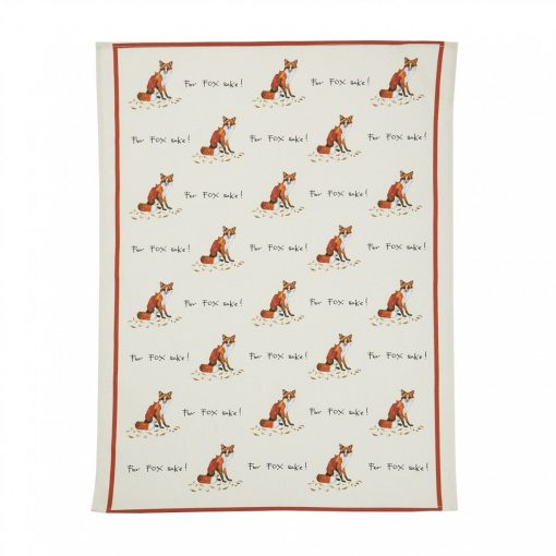 For Fox sake Tea towel