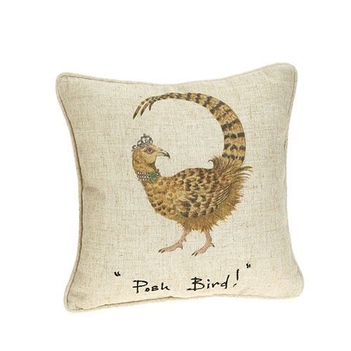 At Home In The Country Cushion - Posh Bird