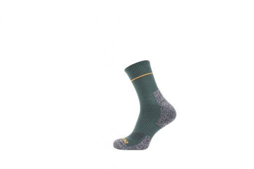 Sealskinz Quickdry Ankle Sock - Green/Orange