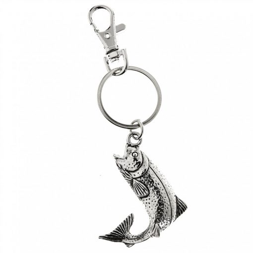 At Home In The Country Keyring - Salmon