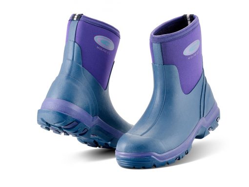 Grubs Midline Ankle Length Wellington Boots - Violet
