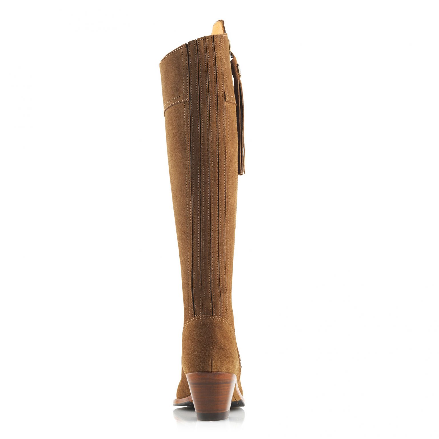 the regina tan suede boot