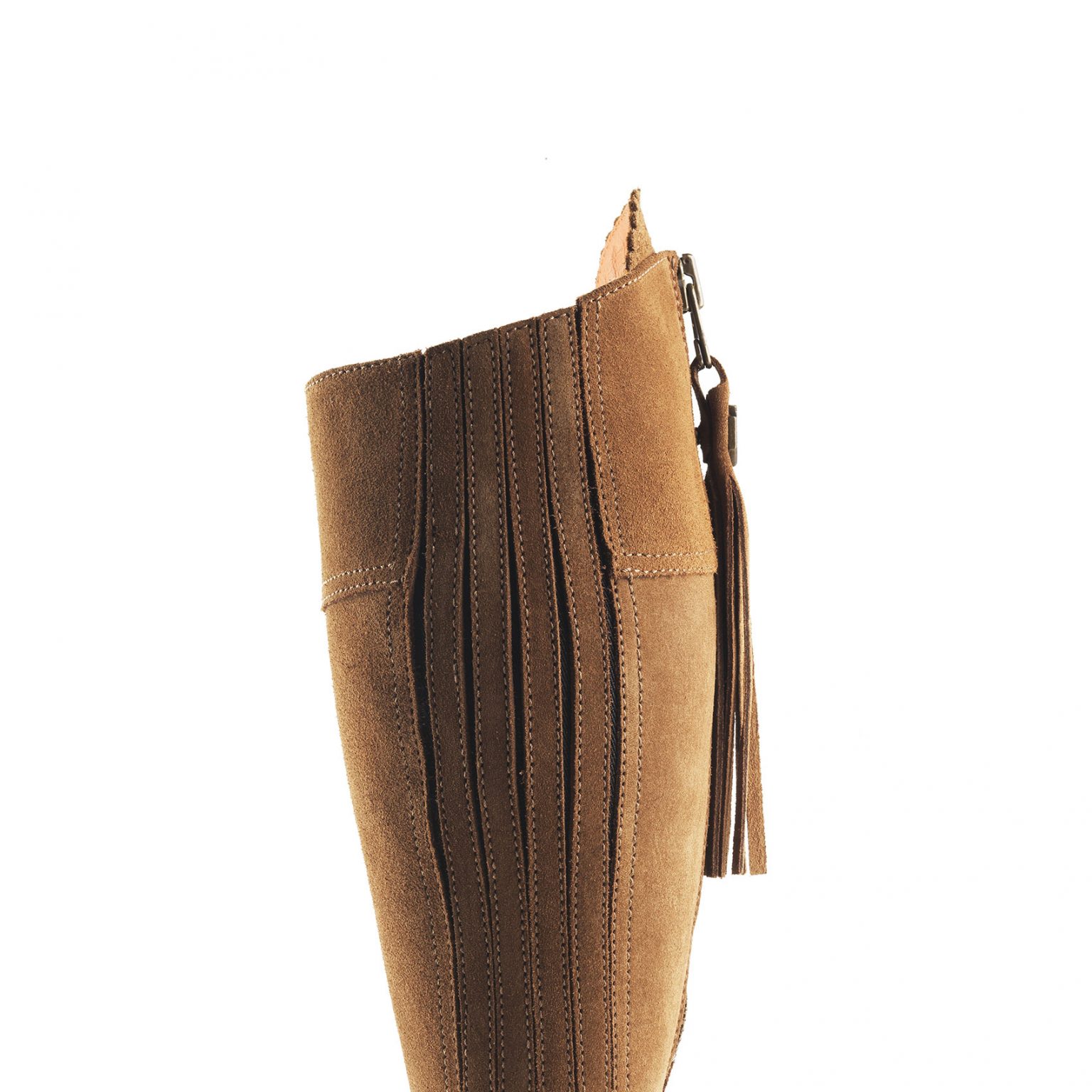 the regina tan suede boot