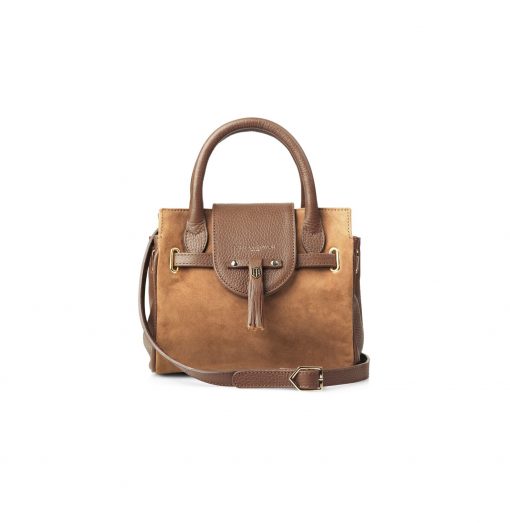 Fairfax & Favor The Mini Windsor Suede Handbag - Tan