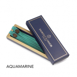 Aquamarine Suede Boot Tassels