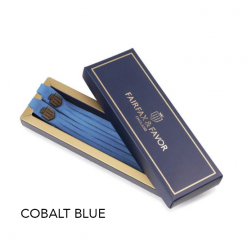 Cobalt Blue Suede Boot Tassels