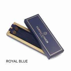 Royal Blue Suede Boot Tassels