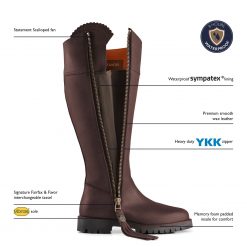 Fairfax & Favor Explorer Leather Boot - Mahogany