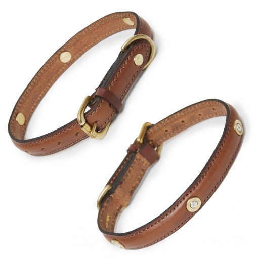 Stanway Multi Field Dog Collar - Cognac