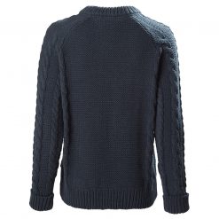 hollie cable knit true navy 2