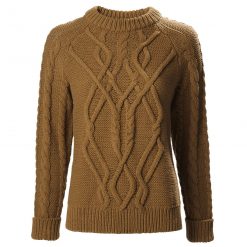 Musto Hollie Chunky Cable Knit Jumper - Burnt Caramel