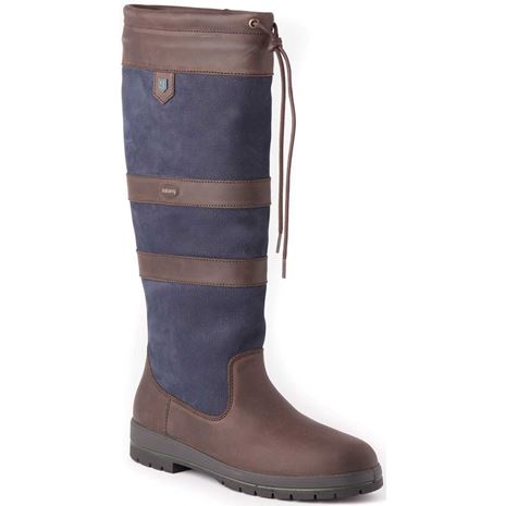 Galway ExtraFit™ Country Boot - Navy/Brown