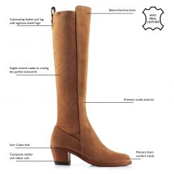 Belgravia stretch boot tan 5