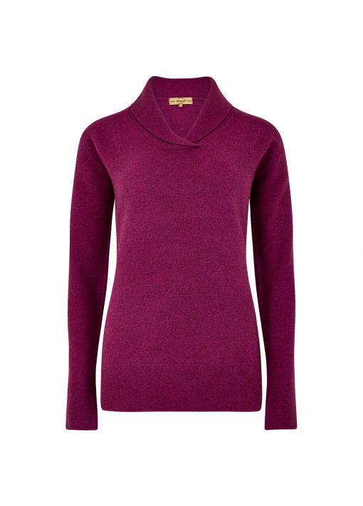 dunaghmore sweater berry