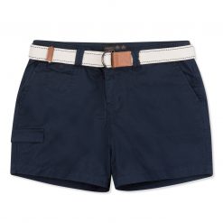 tack cotton shorts navy