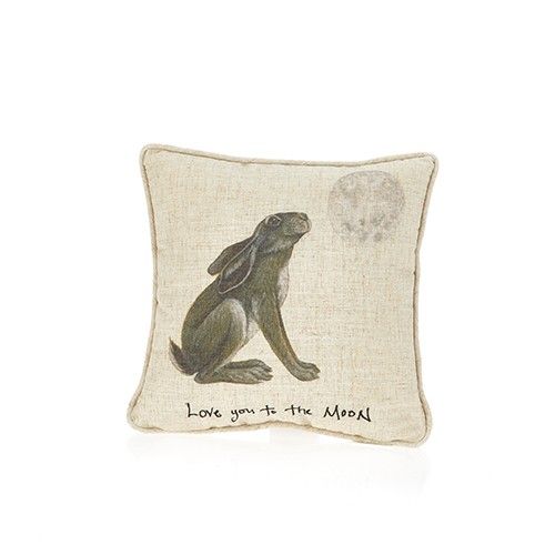 At Home In The Country Cushion - Love You To The Moon