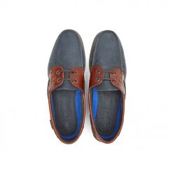 Chatham Bermuda II G2 Leather Boat Shoes - Navy / Seahorse