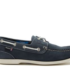 Chatham Pacific II G2 Leather Boat Shoes - Navy