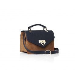 Fairfax & Favor Loxley Mini Crossbody Handbag - Tan / Navy