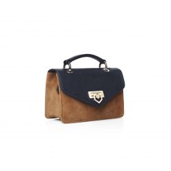 Fairfax & Favor Loxley Mini Crossbody Handbag - Tan / Navy